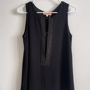 NWT Lost April Tank Tops Small Black Studded Sleeveless